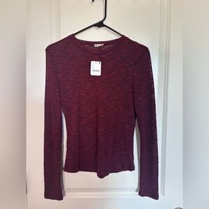 NWT Intimately by Free People Sheer Long-sleeve shirt